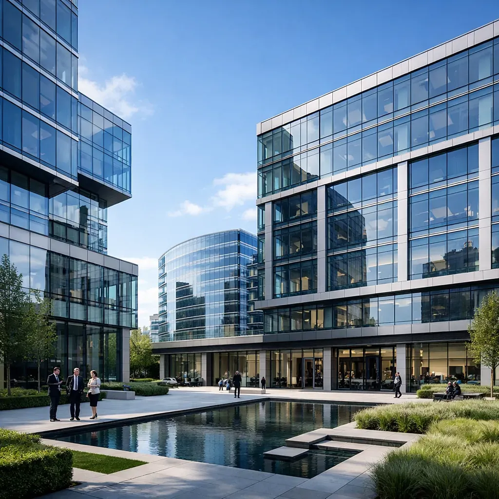 Modern corporate office architecture