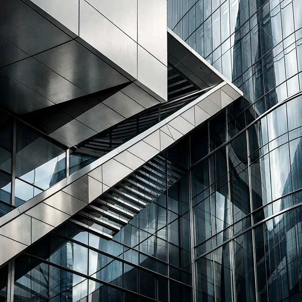 Abstract corporate architectural detail