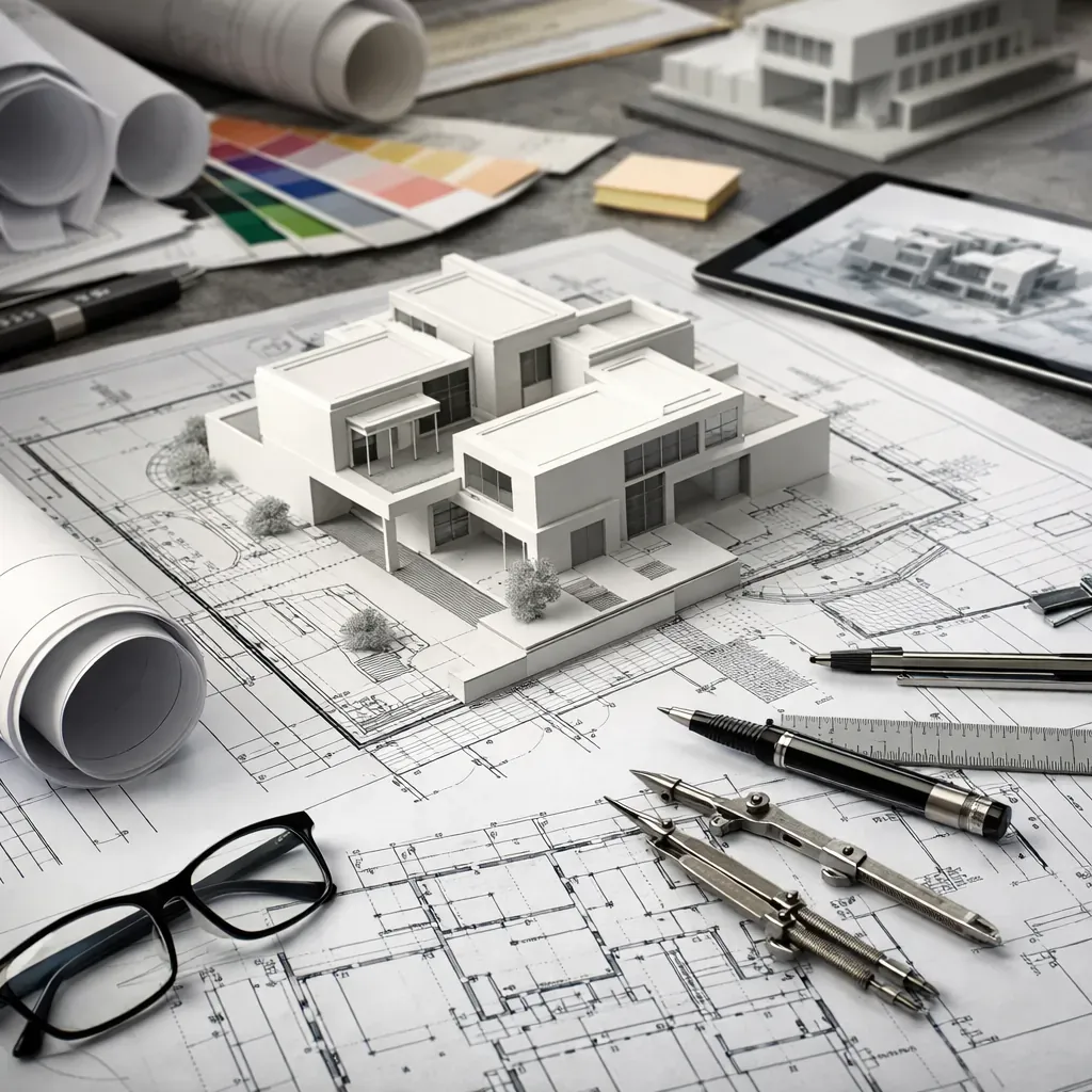Abstract architectural planning