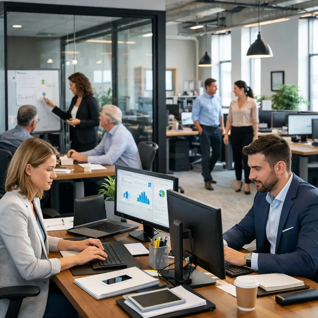 Professional office environment
