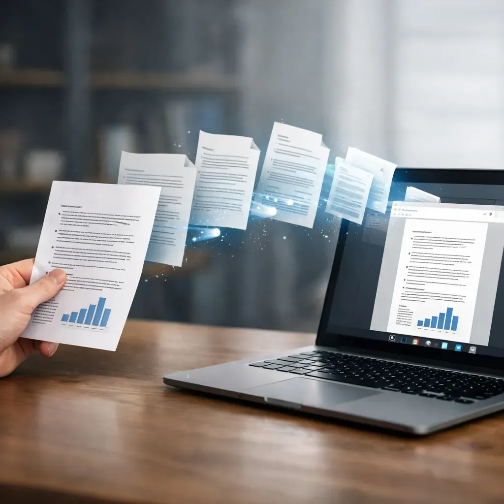 Digital document transition