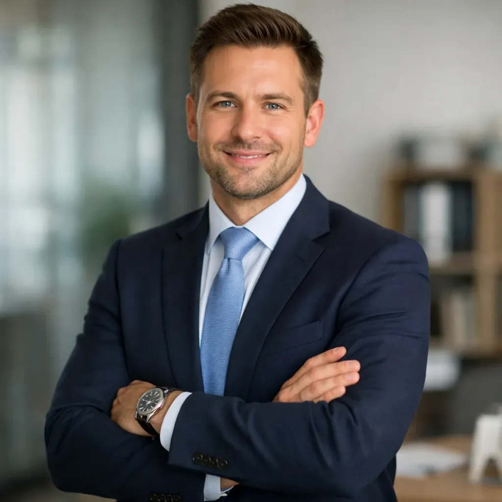 Professional portrait of consultant