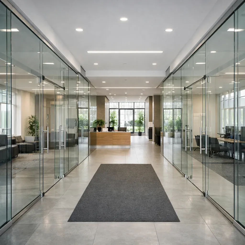 Corporate meeting room representing financial audit