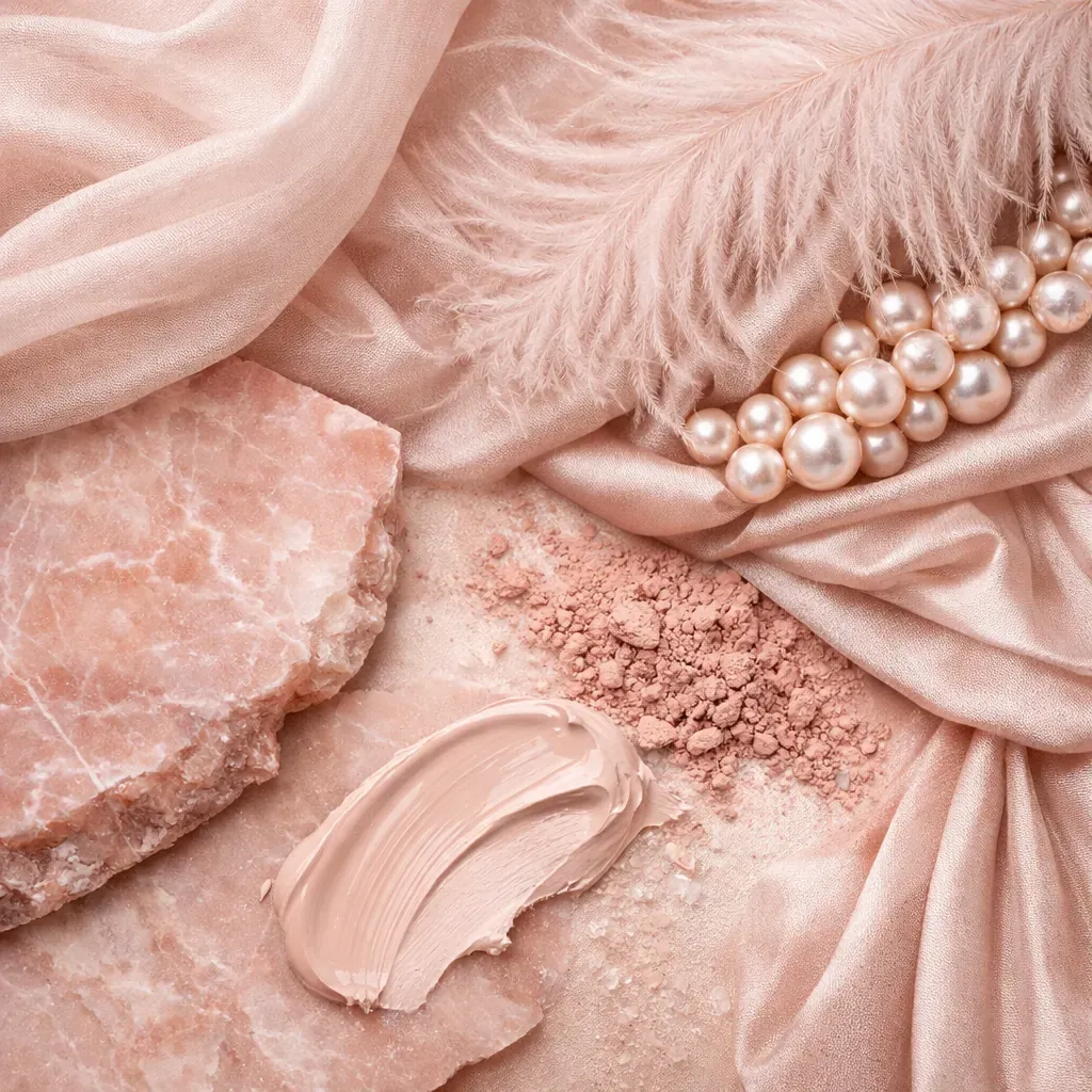 Soft pink aesthetic textures
