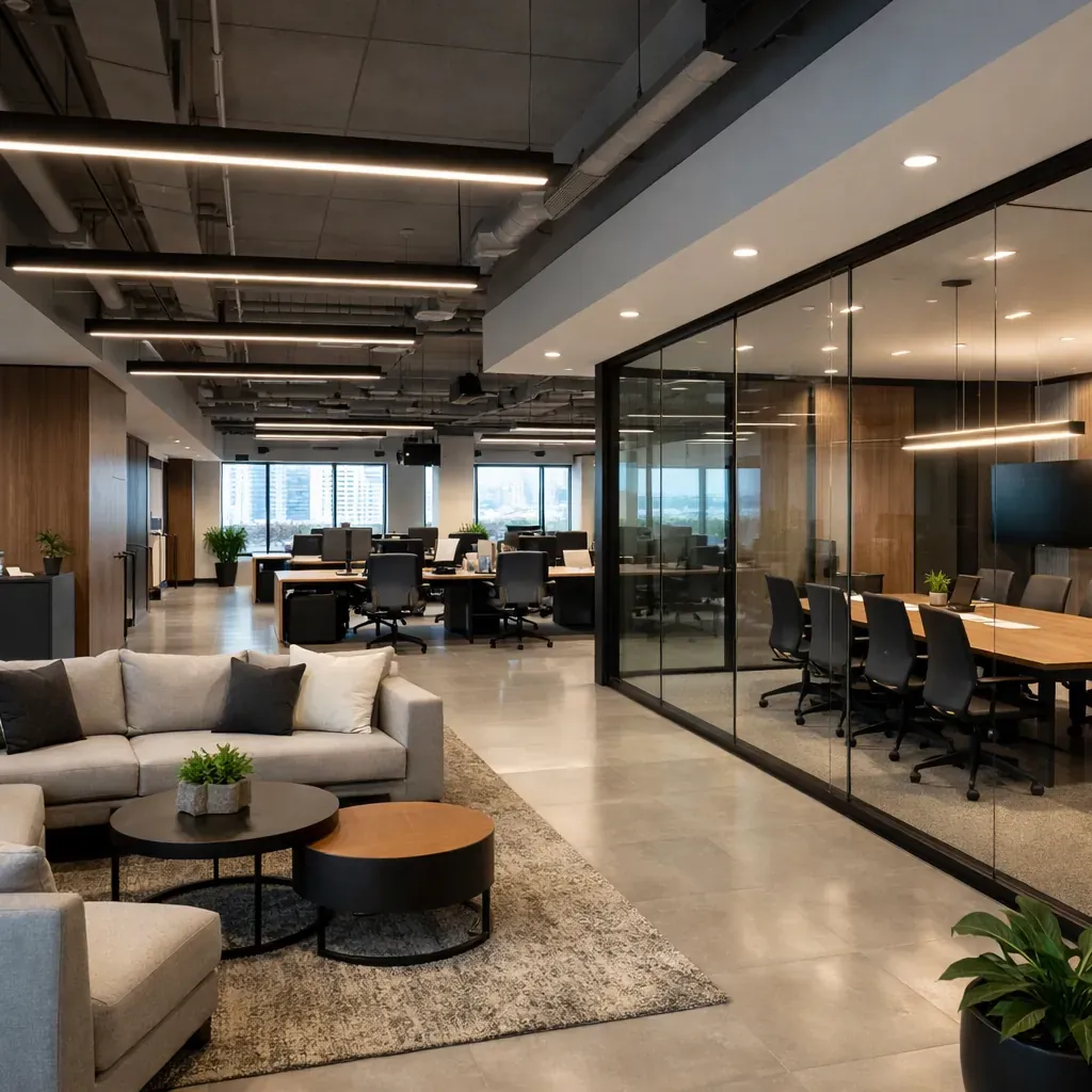 Modern corporate office interior