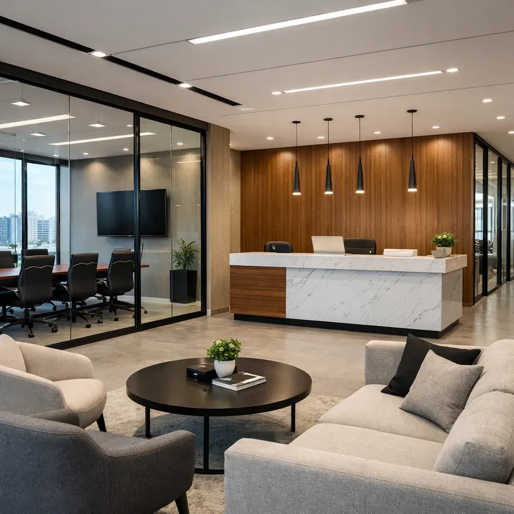 Modern corporate office interior