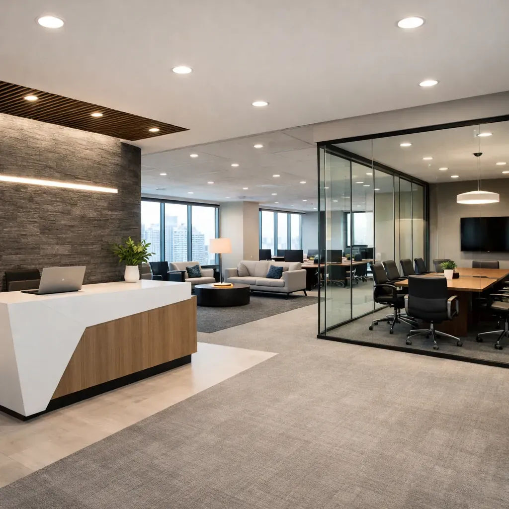 Modern corporate office interior
