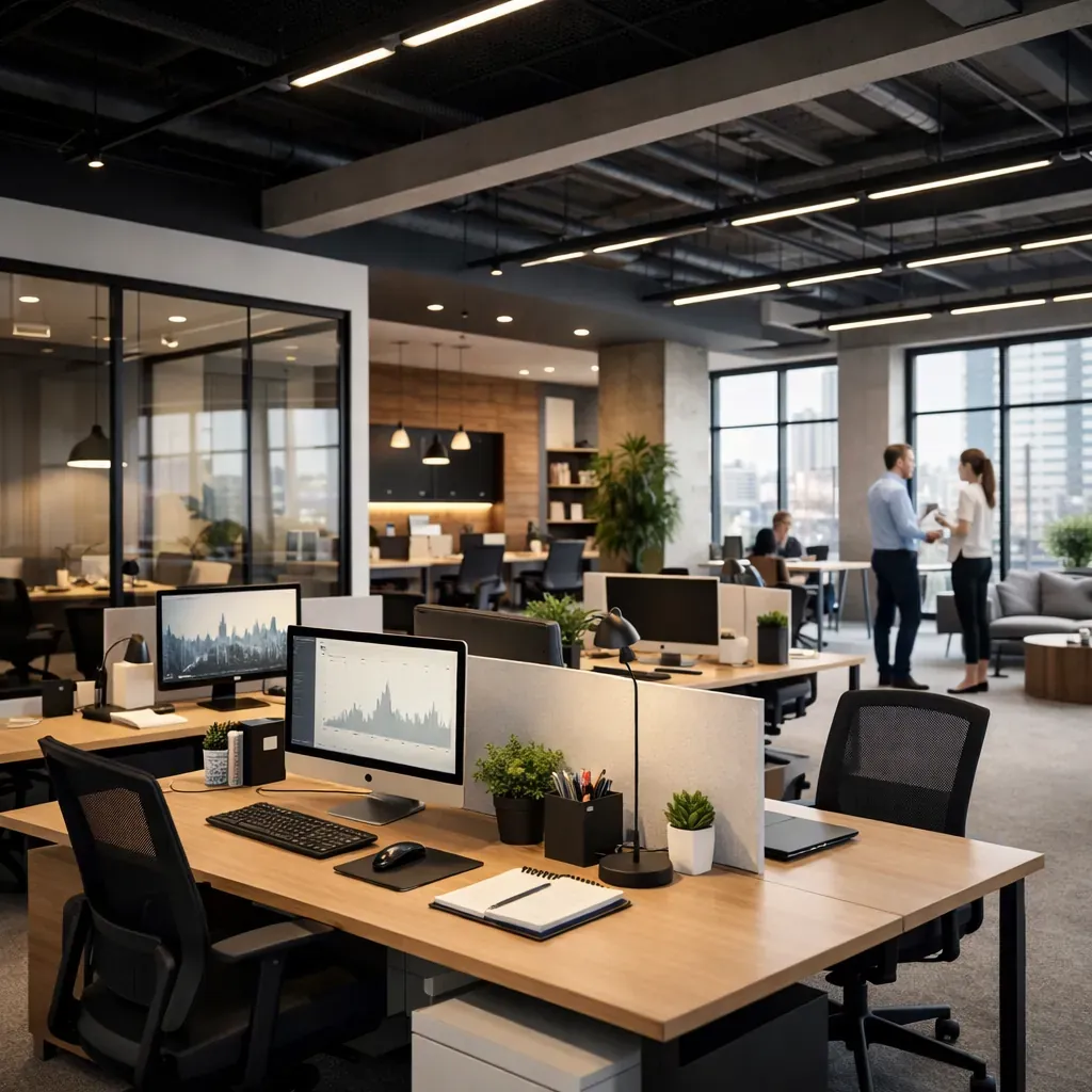 Modern corporate office interior