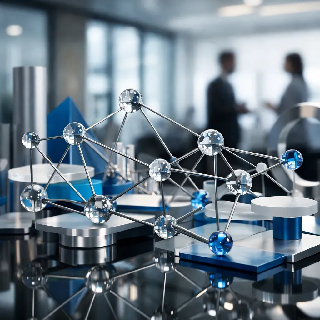 Abstract structural representation of corporate synergy