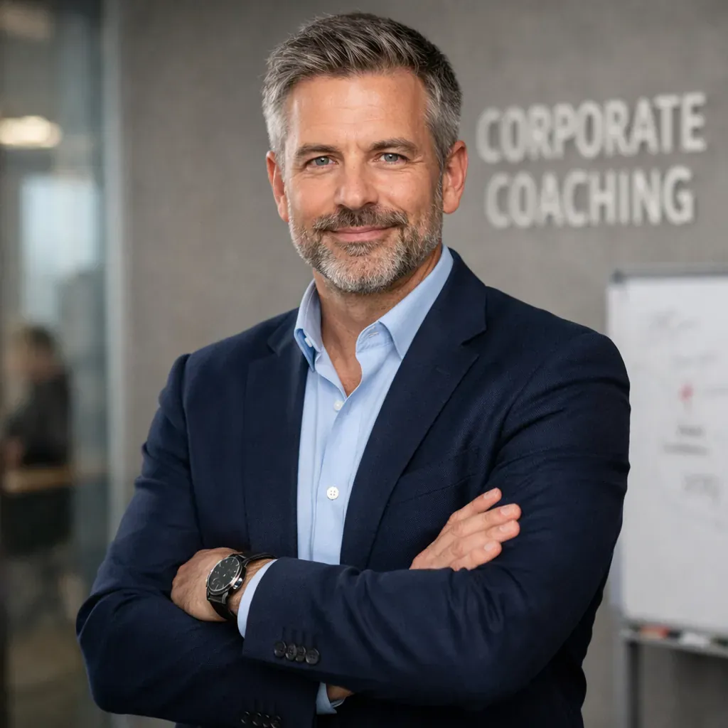 Professional portrait of corporate coach