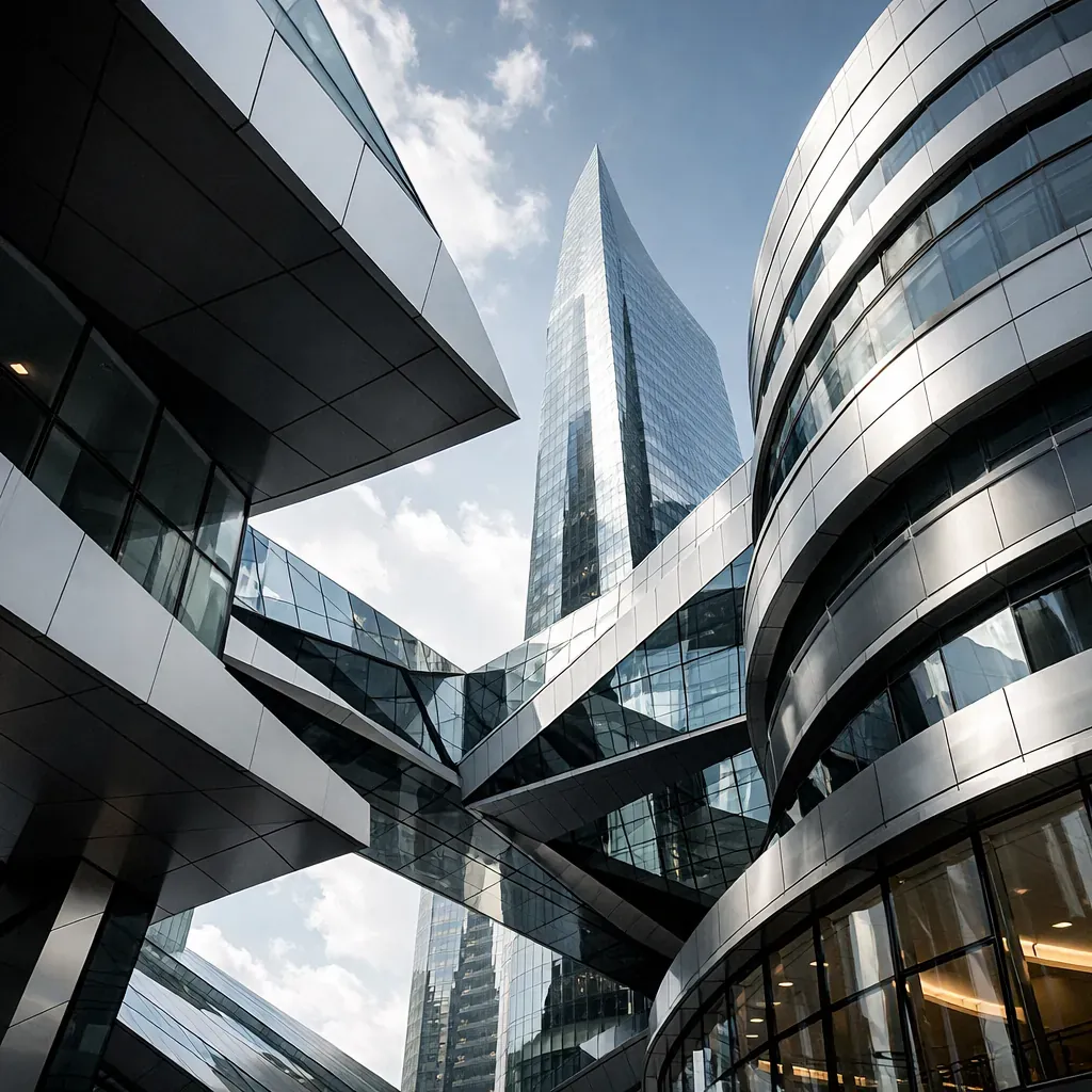Abstract modern architecture