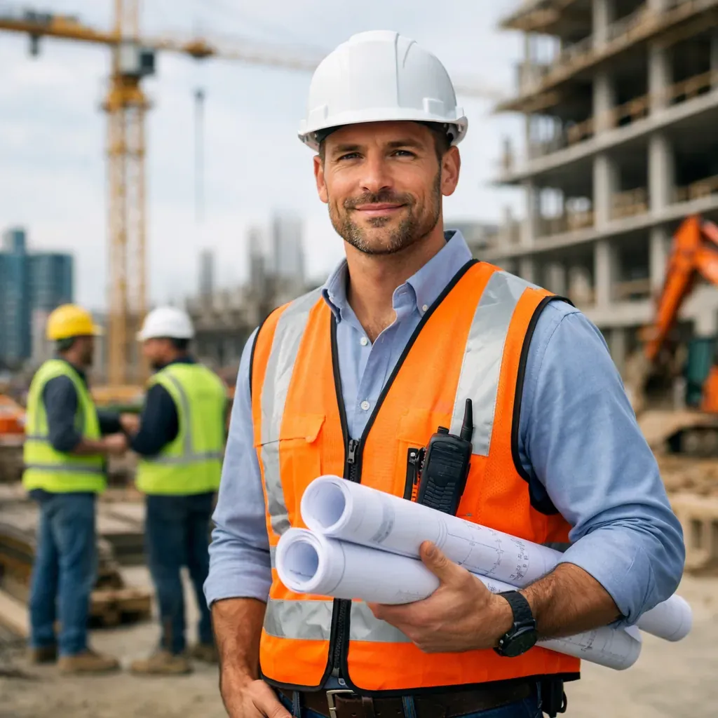 Construction Professional on site