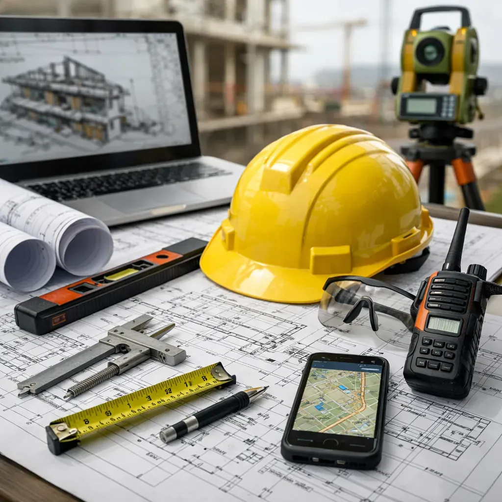 Engineering Blueprints and Site Technology