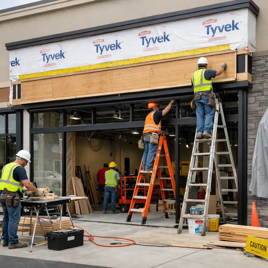 Retail storefront construction