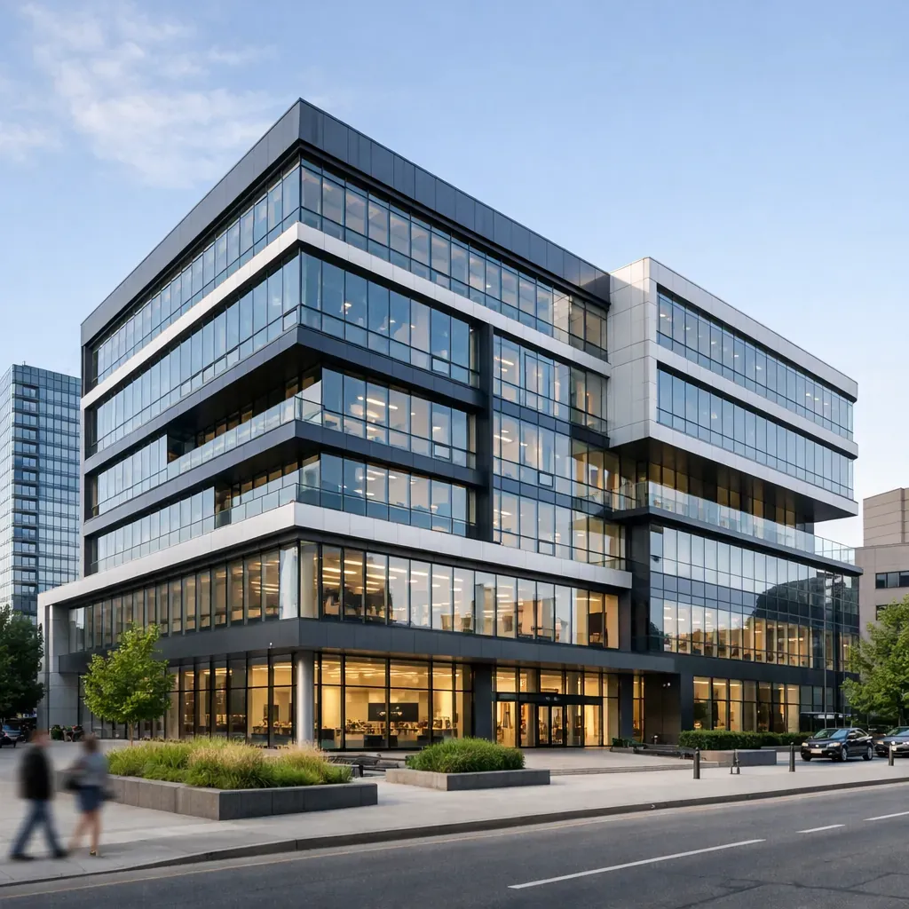 Modern office building exterior