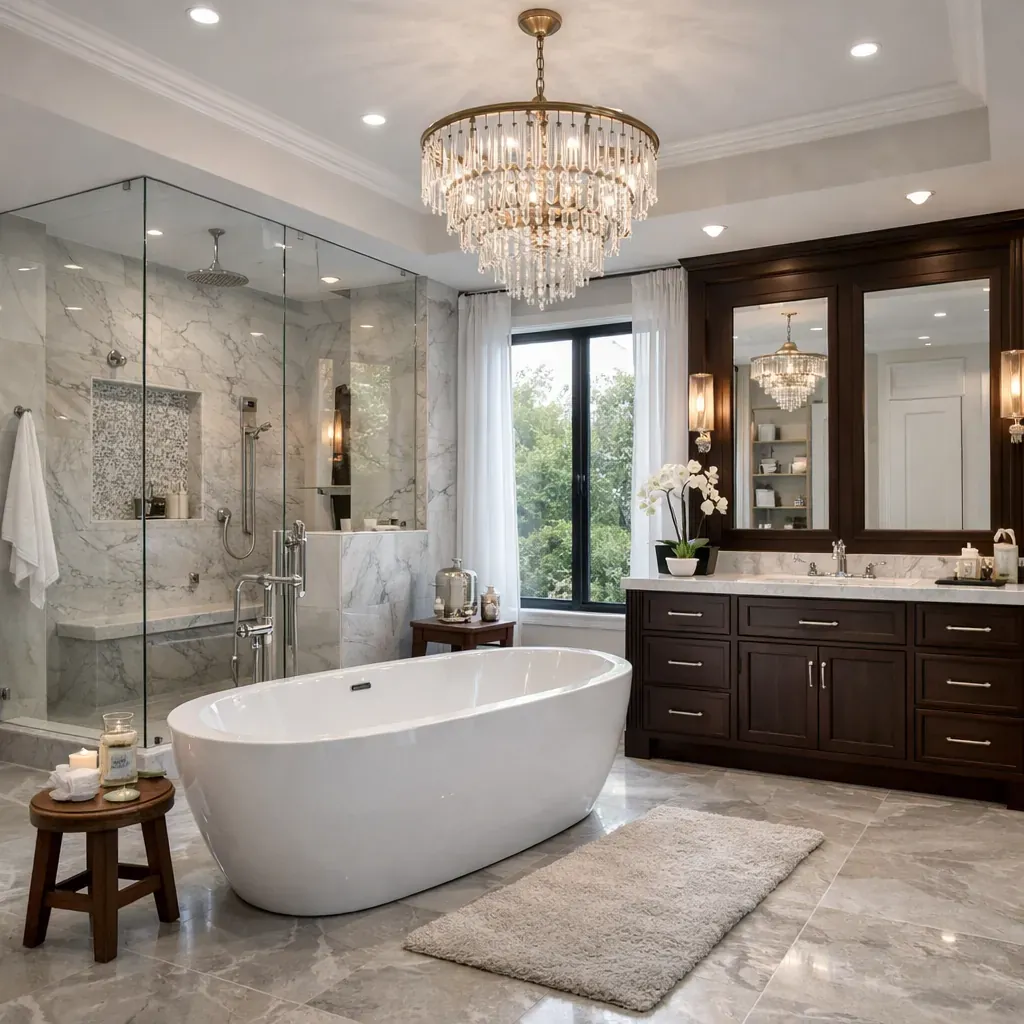 Luxury bathroom remodel