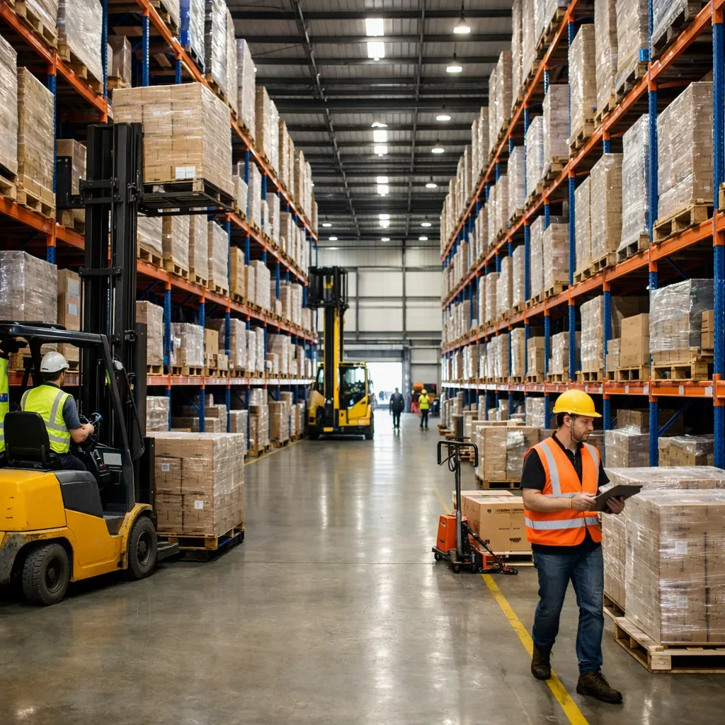 Large scale global logistics port