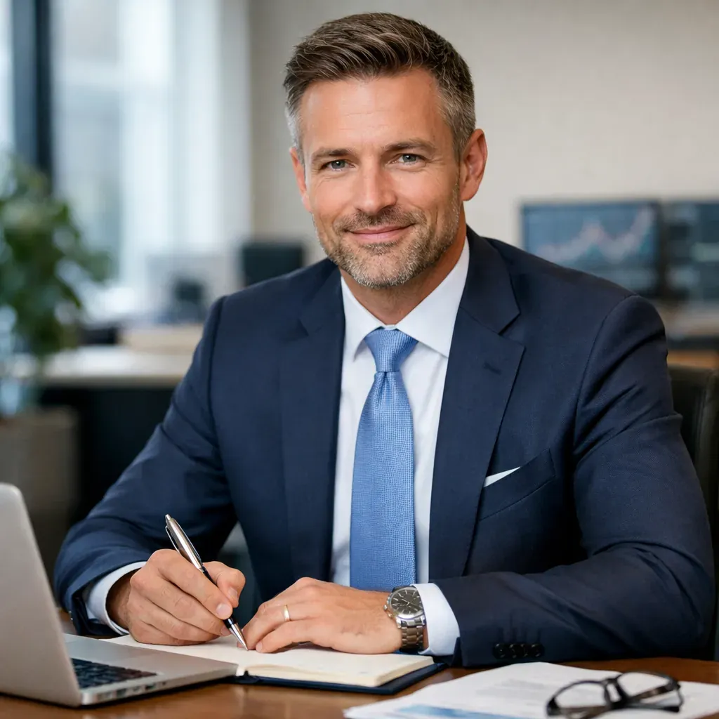 Professional male advisor