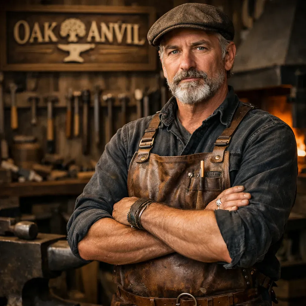 Master Craftsman representing Oak & Anvil