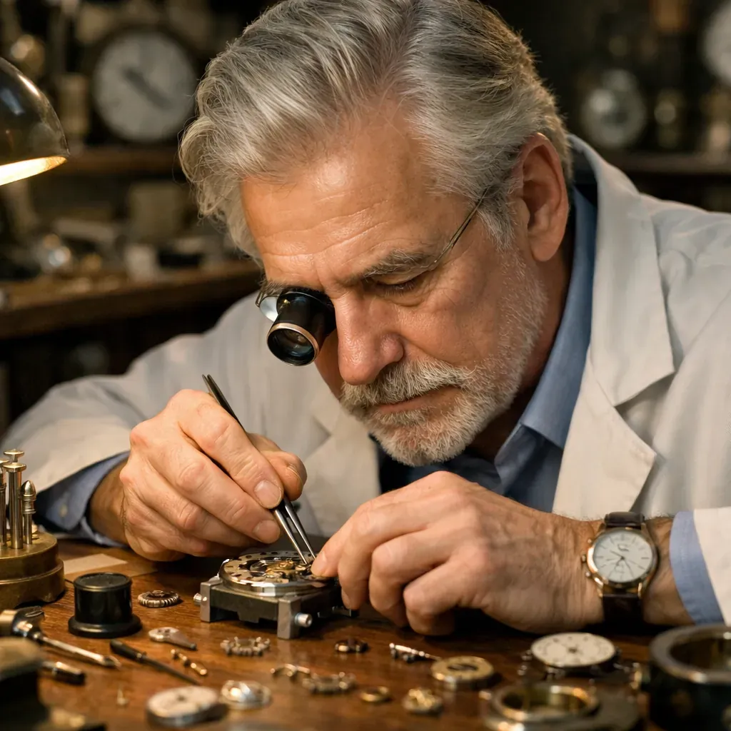 Master Horologist at work