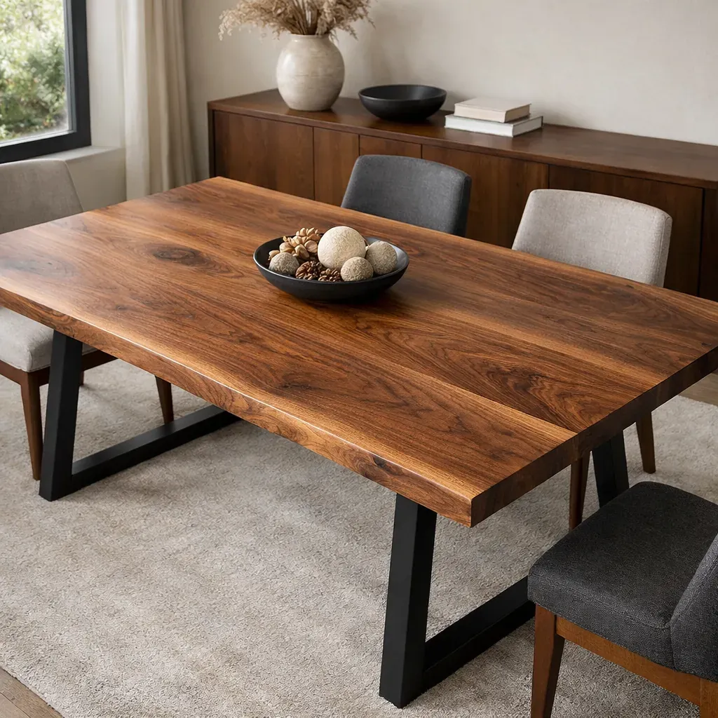 Walnut dining table