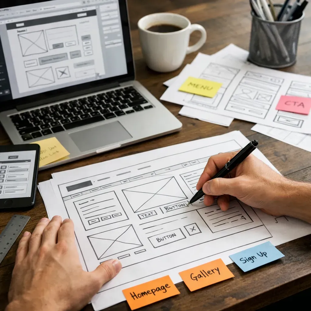 Web UI Wireframing
