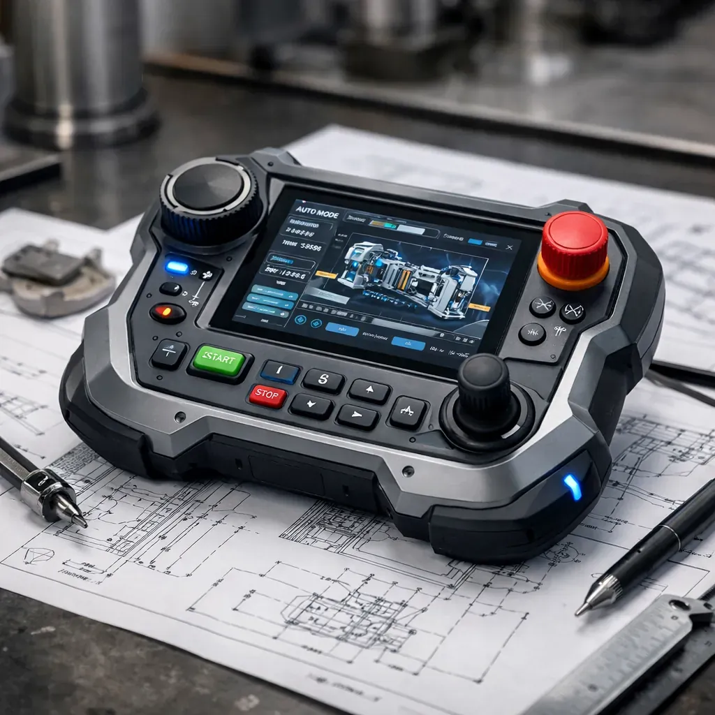 Industrial product design rendering