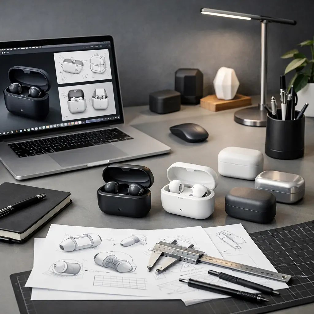 Sleek workspace and product design