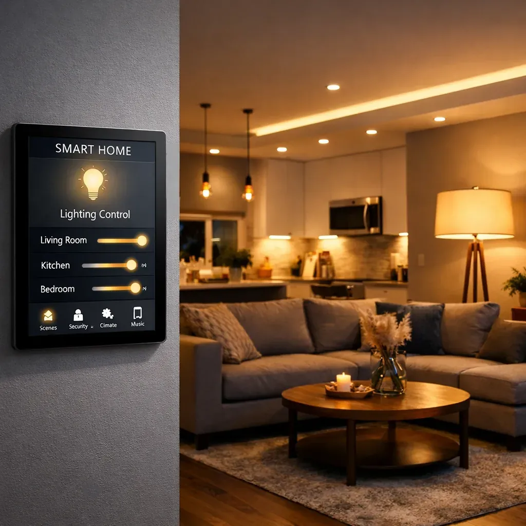 Smart home interior lighting