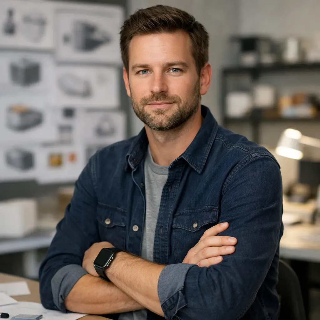 Professional product designer portrait