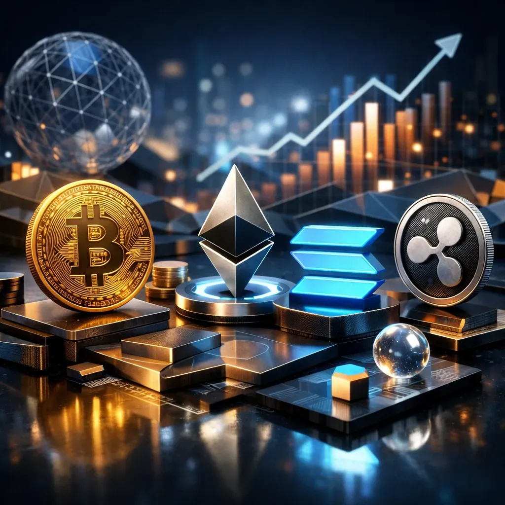 Abstract 3D crypto design
