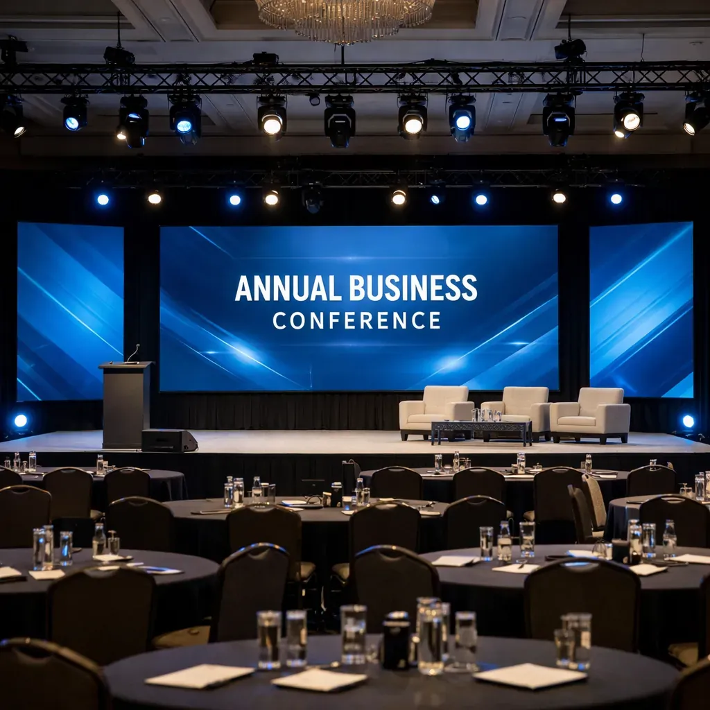Corporate Conference Stage Setup