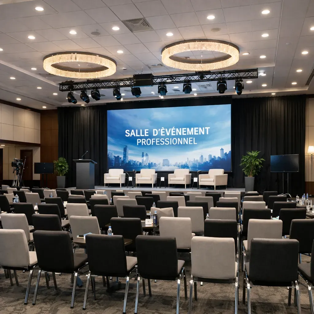 Corporate gala setup