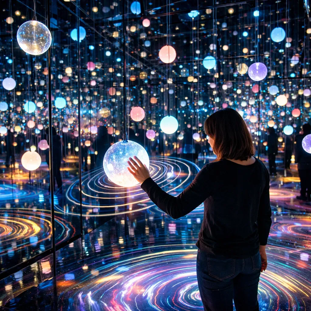 Abstract interactive art installation