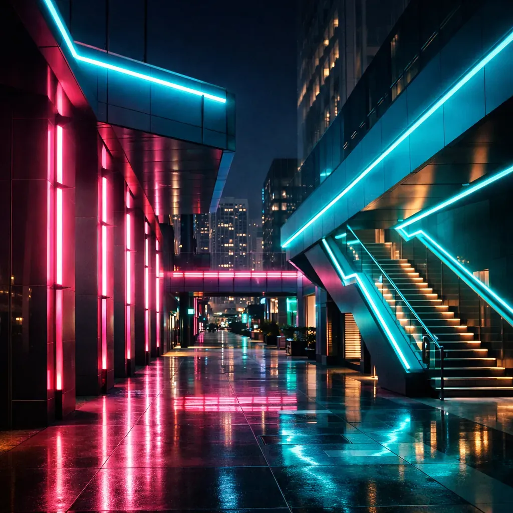 Neon Lighting Architecture