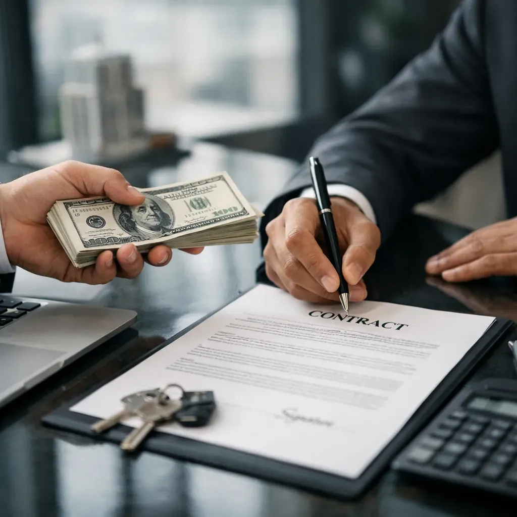 Abstract business transaction