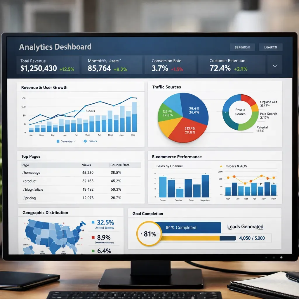 Analytics dashboard