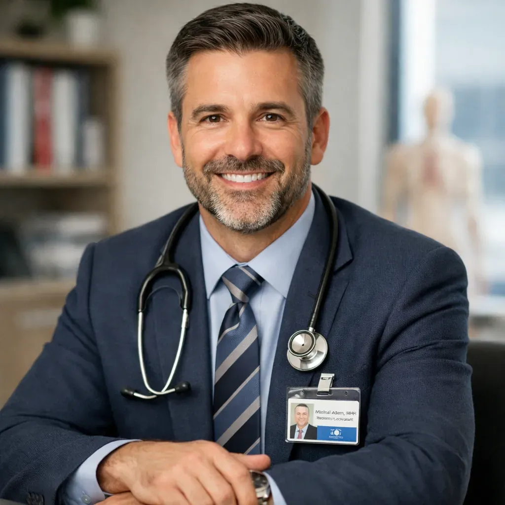 Professional portrait of healthcare consultant