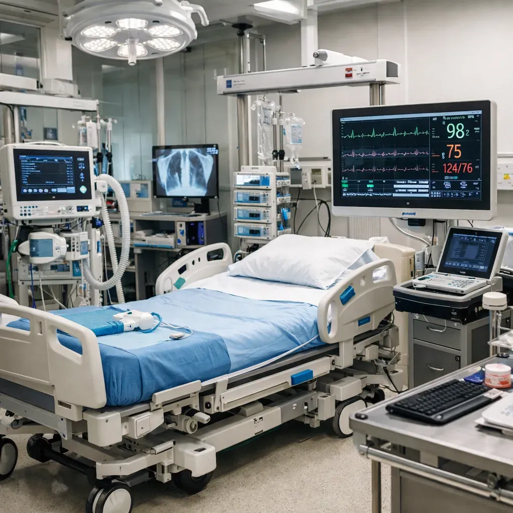 Hospital interior technology