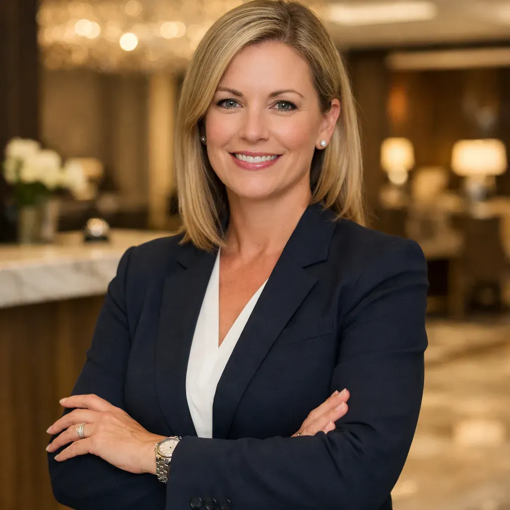 Professional hospitality consultant portrait