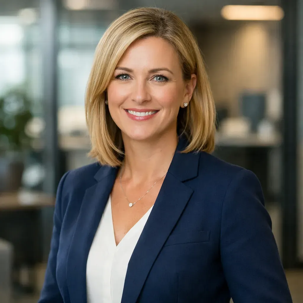 Professional portrait of HR executive