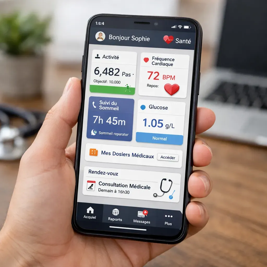 Mobile application interface layout