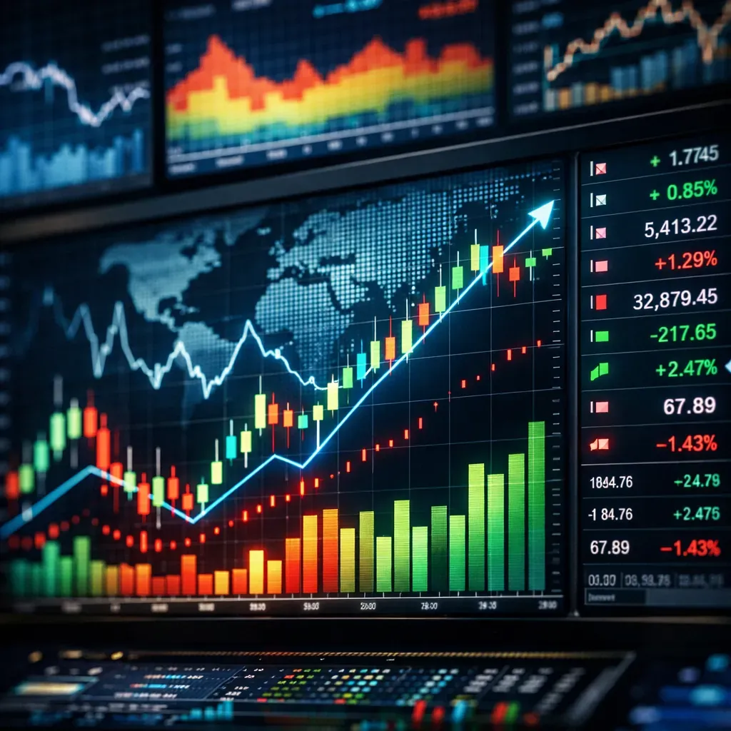 Blockchain node network visualization