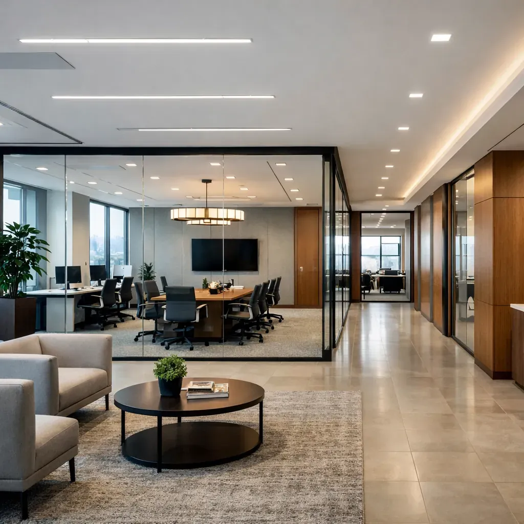 Modern corporate office interior