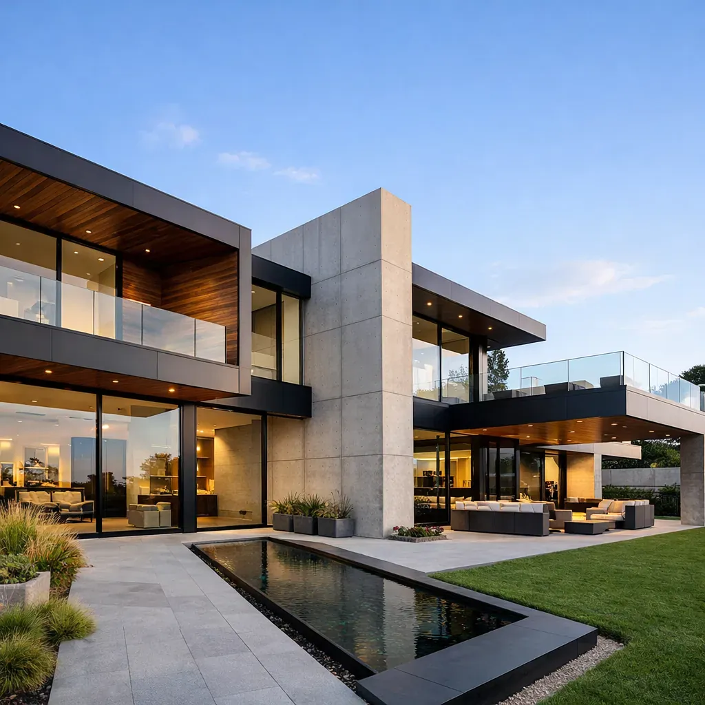 Modern architecture exterior