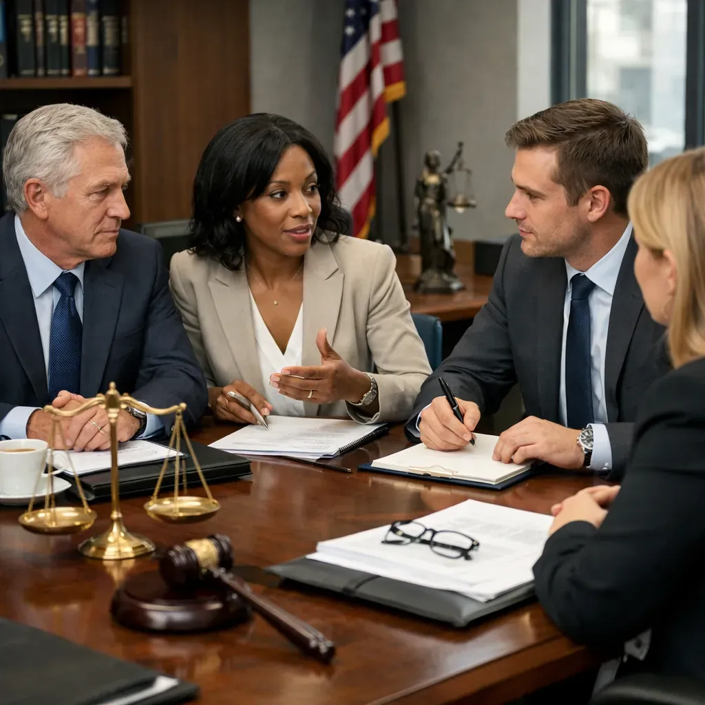 Corporate legal meeting