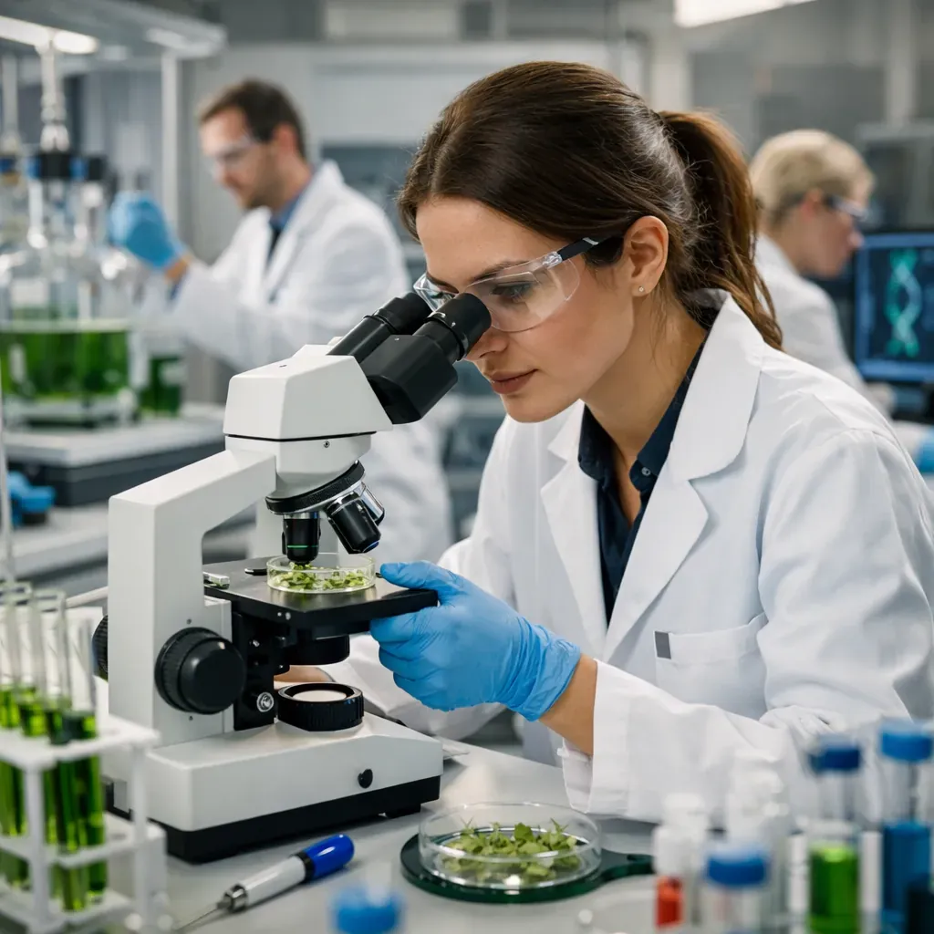 Biotech laboratory research