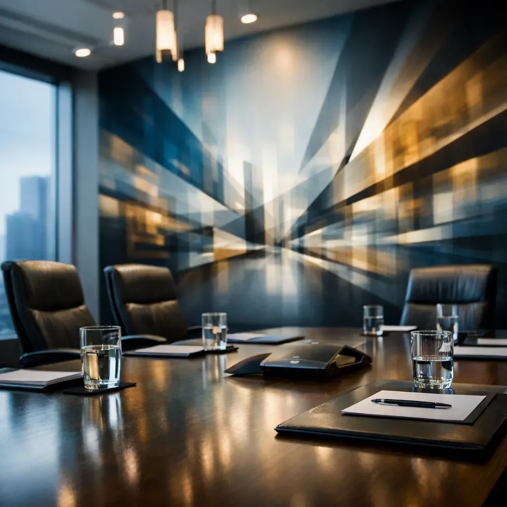 Corporate Boardroom Abstract