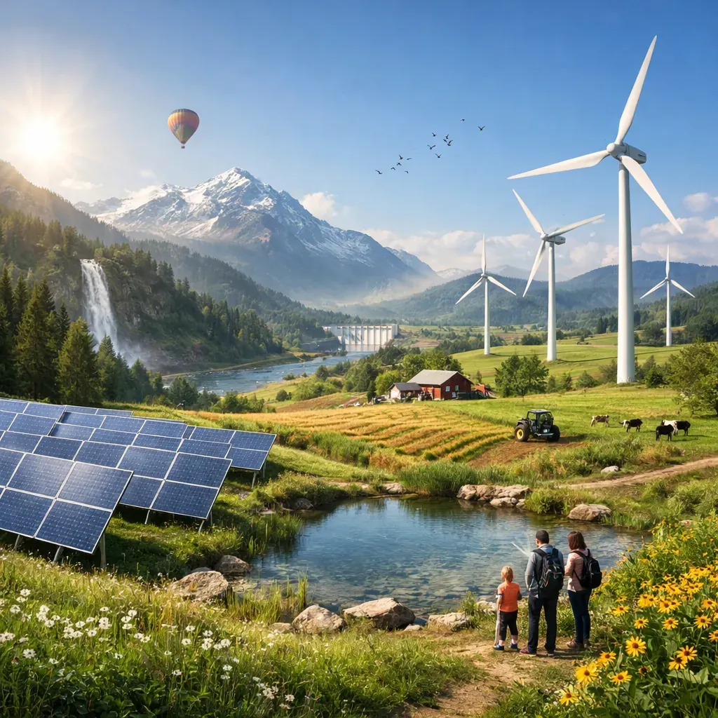 Nature landscape representing sustainability