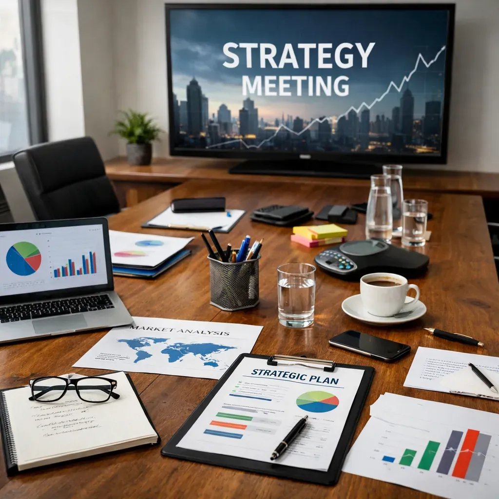 Strategy meeting setup